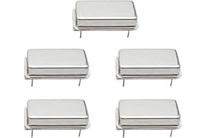 CIZIHUU 5PCS 1M 1MHZ 1.000MHZ Oscillator in-line Active Crystal OSC DIP-4 Rectangular Clock Vibration Full Size