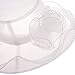 IL Caldo Women's Kentucky Derby Sun Hat Fascinator Flowers Wide Brim Gauze Hat Headdress,White