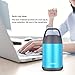 ZTXPRO Insulated Lunch Container Food Jar Hot & Cold Stainless Steel Vacuum Box with Handle 16 oz Leak Proof Design Food Storage Bento Lunch Box for Picnic Office Outdoors - Blue