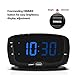 DreamSky Digital Alarm Clock Radio FM Radio, 1.4 Inches Large Blue LED Number Display, Dual USB Ports for Charging, 3.5 mm Headphone Jack, Snooze, DST
