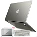iBenzer Basic Soft-Touch Series Plastic Hard Case, Keyboard Cover, Screen Protector for Apple Macbook Air 13-inch 13