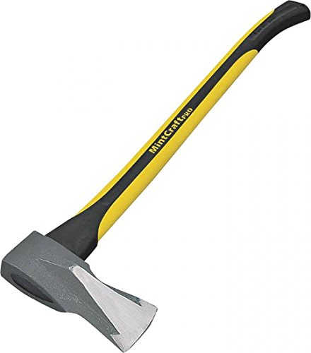 Mintcraft PRO 34004 Wood Splitting Maul with Fiberglass Handle, 4.5-Pound