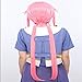 Amybria Straight Future Diary Mirai Nikki Gasai Yuno Cosplay Wig Pink