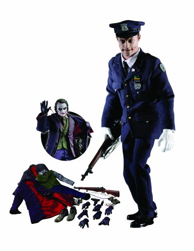 Hot Toys' The Dark Knight: 1:6 Scale The Joker (Gotham City Police) Movie Masterpiece Series Deluxe Figure
