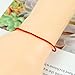 Pomeat Pack of 50 Red String Bracelets Fengshui Good Luck Bracelet Jewelry Kabala Charm Fashion Bangle
