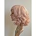 X&Y ANGEL New Kanekalon Short BOB Style Wavy Heat Resistant Kanekalon Hair Wig Pink K066