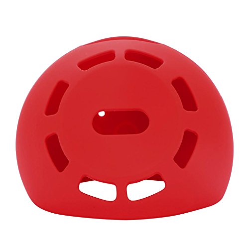 Lywey For Amazon Echo Spot Accessories, Silicone Protective Sleeve Silica Gel Dust Scratch Proof Sleeve (red)