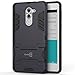 Huawei Honor 6X Case, Huawei Mate 9 Lite Case, CoverON [Shadow Armor Series] Hard Slim Hybrid Kickstand Phone Cover Case for Huawei Honor 6X or Mate 9 Lite- Navy Gray