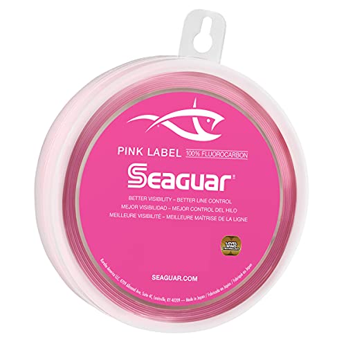 Seaguar Pink Label 100% Fluorocarbon Fishing Line 50lbs, 25yds Break Strength/Length - 50PL25
