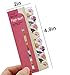 8 Pack Cute Animals Sicker Bookmarks Memo Pad Sticky Notepaper Sticky Notes Page Flags Self-Stick Tab Bookmark Marker Pad Cartoon Office School Supplies