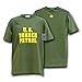 Rapiddominance Border Patrol Law Enforcement Tee, Olive, Medium
