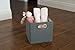 JJ Cole Heather Storage Box,11-Inch, Slate