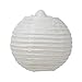 Just Artifacts 3-Inch Chinese Japanese Mini Paper Lanterns (White, Set of 10) - LED Lights Not Included