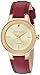 Anne Klein Women's AK/2538CHBY Analog Display Japanese Quartz Red Watch