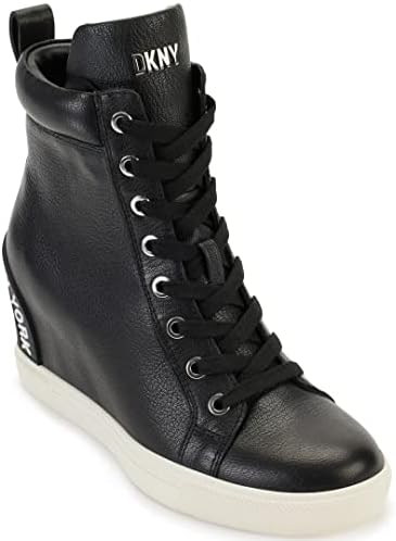 DKNY Kasia Wedge Sneakers Dkny Kalina Wedge Sneaker Pewter/Black