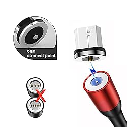 Crozziz 360°Rotating Magnetic Phone Cable Adapter