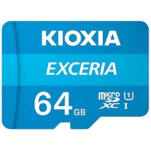KIOXIA(キオクシア) 旧東芝メモリ microSD 64GB UHS-I Class10 (最大読出速度100MB/s)  KLMEA064G