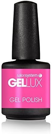 SALON SYSTEM GELLUX GEL NAIL POLISH 15ml - BUBBLEGUM PINK by Gellux Nail Polish