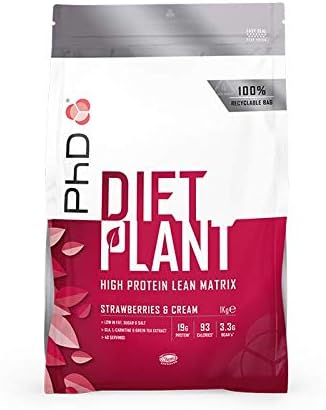 PhD Nutrition Diet Plant, Vegan Protein Powder Plant Based, Strawberries and Cream, High Plant Protein - Image 3