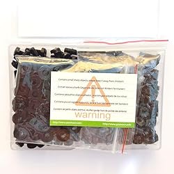 Pzsmocn 300 Pieces/100 Sets M4*12 mm Plastic Black