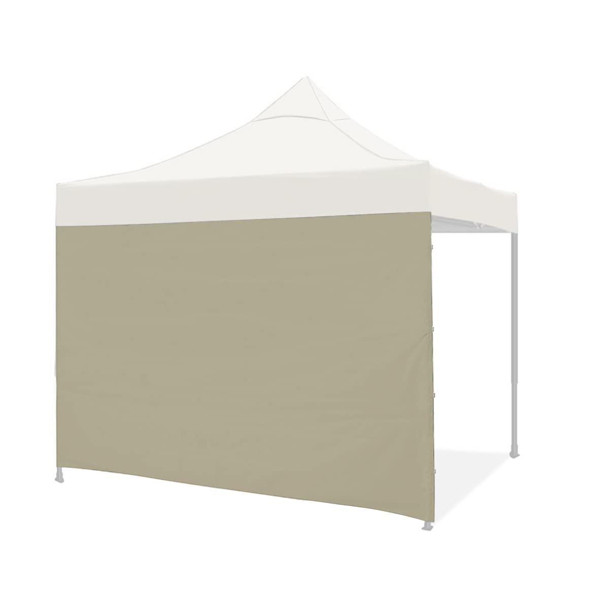 Velity Gazebo Side Panel, Canopy Sidewall Panels, for 3x3M Straight Leg Gazebos Tent, Sunshade, Windproof and Give Privacy, 1 Pack Sidewall Only, Canopy Not Included, Beige