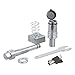 Curt Manufacturing 23530 Anti-Rattle Hitch Lock, Silver