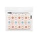 BT21 RJ Character Pattern Small Coin Purse ID Credit Card Wallet Toiletry Pouch with Zipper, Pink