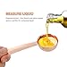 Measuring Spoons Copper - Separate Ring Bonus - Set of 6 for Dry and Liquid Ingredients - Stainless Steel Never Rust - Perfect for Baking, Cooking, Brewing, Godmorn