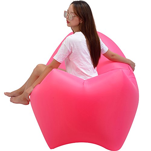 Inflatable Lounger Wind Breezy Pouch Couch Windbed Cloud Air Chair Sofa Bed Lazy Bag Been Sleeping Sand Beach Laybag Blow Up Original Lamzac Fast Hangout Outdoor Hammock Lounge Adults Kids - Thumbnail 2