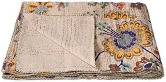 Kantha Cotton Throw 50"" X 70"" - 337