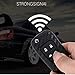 ROYALFOX(TM 2 3 4 5 Buttons Carbon Fiber Silicone flip Remote Key Fob case Cover for Chevrolet Camaro Cruze Equinox Malibu SS Sonic Spark Volt,Buick Lacrosse Encore GL8 Regal Excelle (Black)