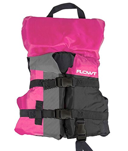 Flowt 40310-2-INFCLD Multi Sport Life Vest, Type II PFD, Heads Up Pillow, Grab Strap, Leg Strap, Infant / Child, Pink, Infant, 0 to 50 lbs - Thumbnail 2