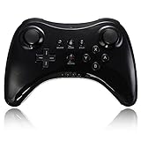 Wireless Game Controller,Bigaint Black Classic Gamepad Joypad Remote for Nintendo Wii U Pro
