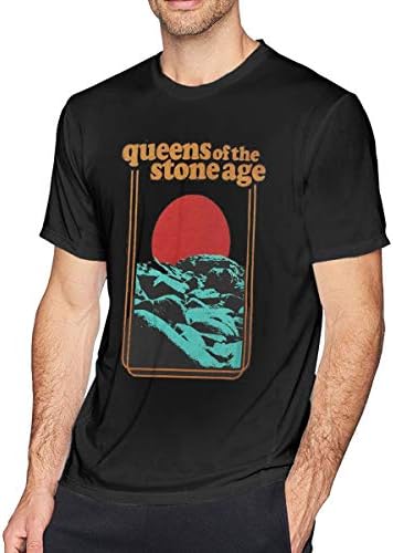 SKsaqfahyijnbvf Queens of The Stone Age Temperament Comfortable Short Shirt