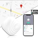 Key Finder Smart Anti-Lost Tracker– Luxsure Cellphone, Wallet, Bags and Pet Item Tracker Mini Locator with App Control Compatible for iPhone/iPod/iPad/iOS/Android (White)