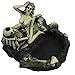 Tvoip Creative Skull Ashtray & Love Skull Beauty Girl Figurine Resin Ashtray Home Table Decor