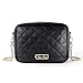 Itzy Ritzy Crossbody Diaper Bag – Chic Crossbody Bag Featuring 6 Pockets and 2 Separate Compartments; Includes Coordinating Changing Pad and Adjustable Shoulder Strap, Black