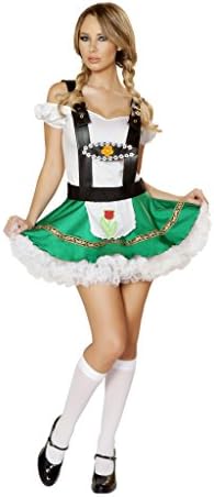 2PC Sexy Hoffbrau Lady Costume Bundle with Rave Shorts