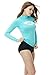Tesla TM-FSR26-AQA_Small Women's UPF 50+ Slim-Fit Long Sleeve Athletic Rashguard FSR26
