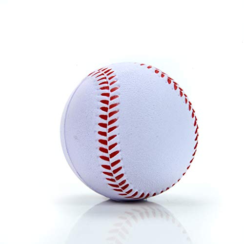 Pomeat Foam Baseball, 3Pcs Squeeze Sport Balls Foam Replacement Baseballs for Kids Sports Themed Party Favor Toys and Stress Relief