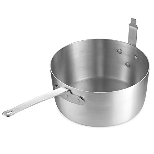 Stove Top Deep Fryer Pot with Fry Basket8 1/3 Quart Aluminum Pot9 1/2