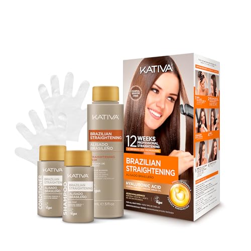 KATIVA Brazilian Keratin Treatment Kit Home