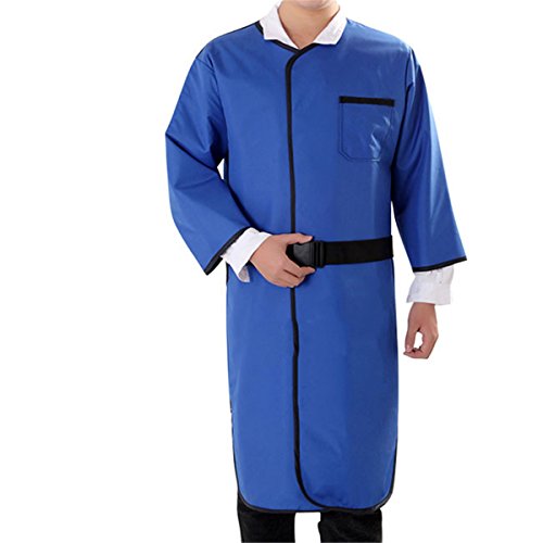 X-Ray Protection Apron,Angelwill Flexible X-Ray Protective Cloth Lead Radiation Protection Apron Gel Coat 0.35mmpb Blue