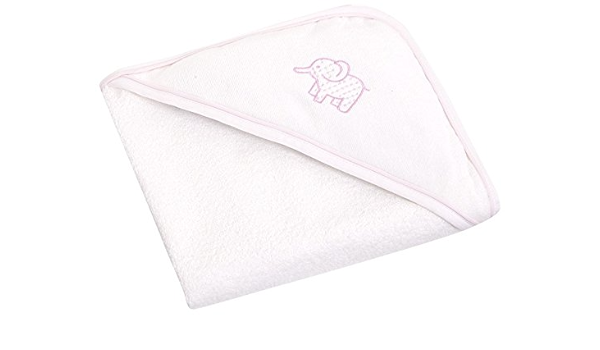 Amazon Com Jojo Maman Bebe Elephant Hooded Towel Pink Baby