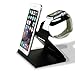 Apple Watch Stand New Edition Charge Dock Holder Organizer By Tophot for Iwatch Both 38mm and 42mm & Iphone Other Phones Tablets 3 in 1 (black)