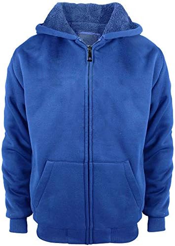 royal blue sherpa pullover
