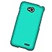 LG Optimus L70 (Metro PCS) Slim Light Hybrid Snap On Non-Slip Matte Hard Case Protex Rubberized Rubber Coating Protective Case - Mint - Retail Packaging
