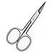 Sterling Beauty Tools Nail Scissors with Curved Blades, 3.5 Inches Long, Made from Japanese Stainless Steel with Bonus PVC Storage Bag