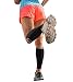 BeVisible Sports Calf Compression Sleeve - Leg Compression Socks For Men and Women | Calf Sleeves for Shin Splints Running Cycling Travel Nursing Maternity Varicose Veins Calf Pain Relief & Recovery