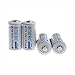 ON THE WAY®8PCS 16340 2000mAh 3.6V White Rechargeable Battery for flashlight torch light